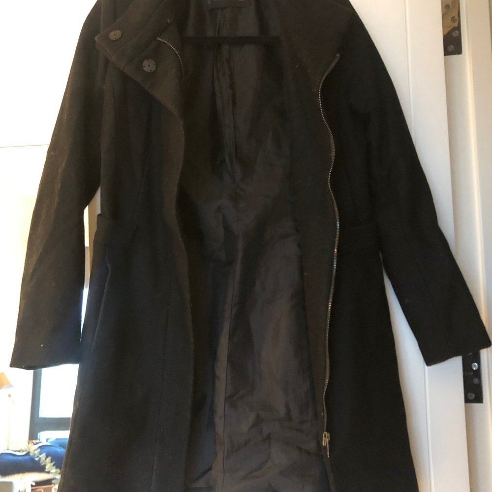 Zara Black Coat - Picture 5 of 6